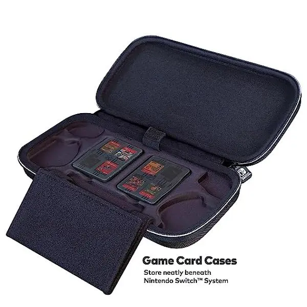 Чехол Deluxe Travel Case (Silver) (Nintendo Switch, Switch Lite, Switch OLED model) - фото 4