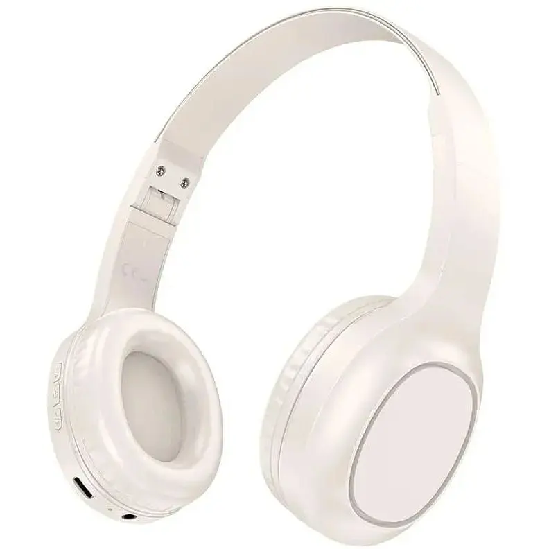 Наушники беспроводные накладные Hoco W46 белые - фото 2