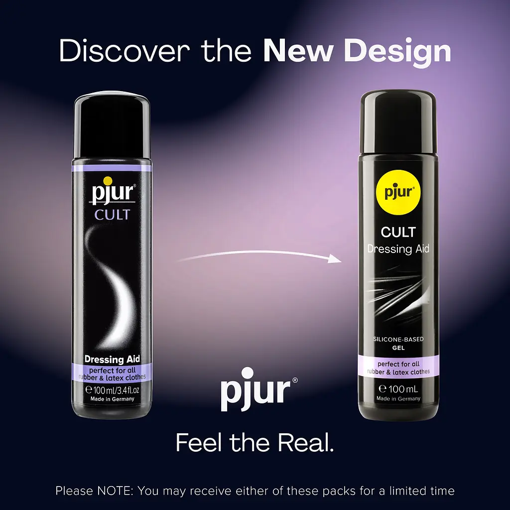 Гель для одягання одягу з латексу та гуми - Pjur Cult Dressing Aid, 100 мл - фото 2