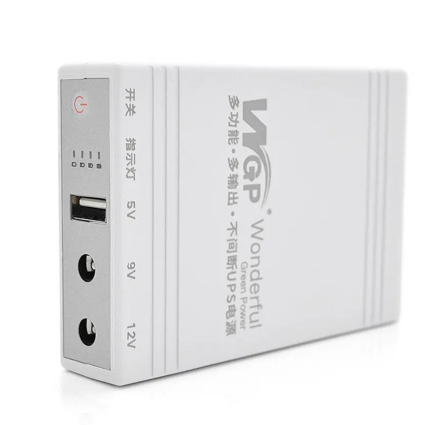UPS ИБП бесперебойное питание для роутера, терминала GPON/EPON WGP 5V/9V/12V 10400mAh - фото 2