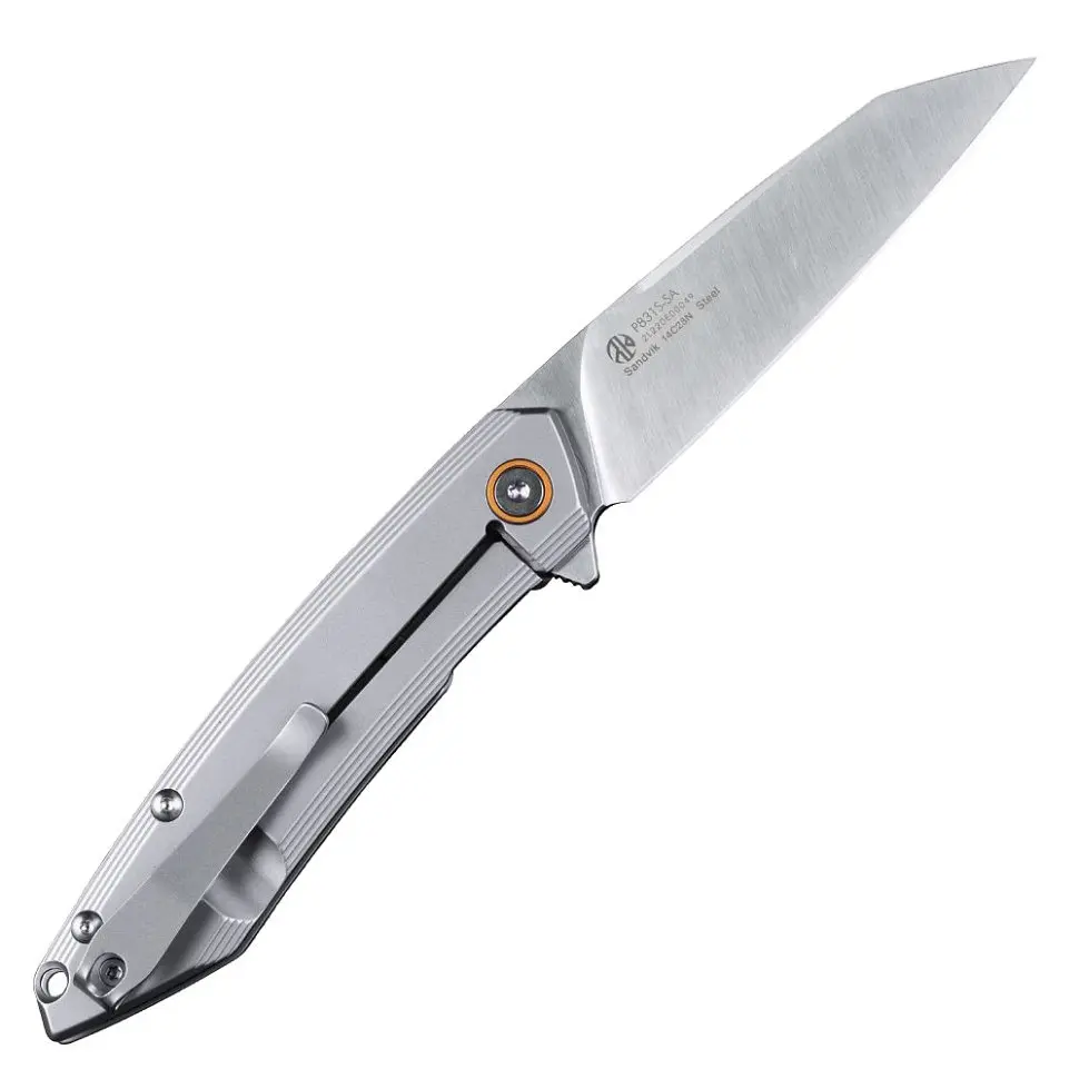 Ніж складаний туристичний Ruike P831S-SA, (8.5 см) 14C28N / 3cr14n сірий - фото 2