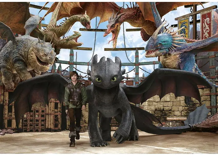 Пазл Clementoni SuperСolor: Дракони, Як приборкати дракона, DreamWorks (SuperСolor - Dragons by How to Train your Dragon Puzzle - 104 pcs.), 104 ел. (25079) - фото 2