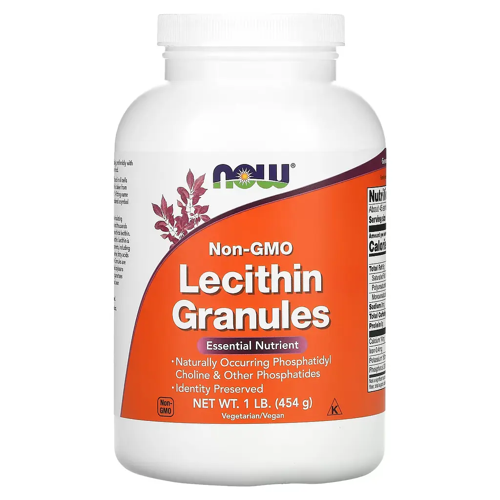 NOW Лецитин у гранулах, Lecithin Granules - 454 г