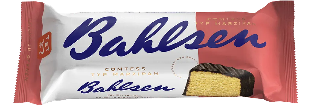 Кекс бисквітний Bahlsen Comtess з марципаном 350 г - фото 2