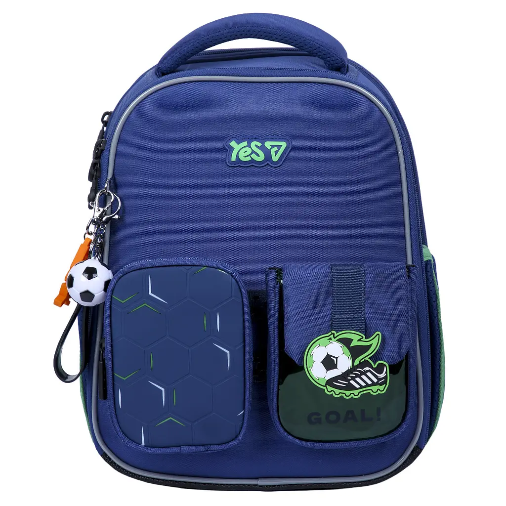 Рюкзак шкільний  ортопедичний шкільний каркасний Yes Football Fan H-100S - фото 2