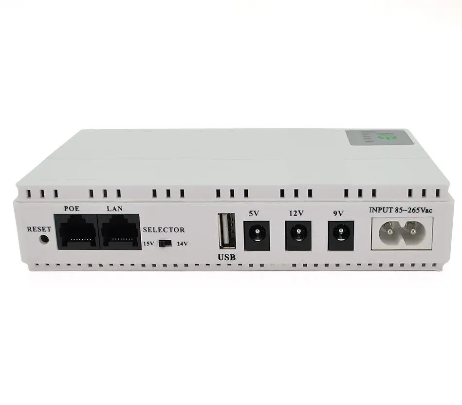 UPS безперебійне живлення для роутерів/комутаторів/PON/POE Voltronic DC1018P 5V/9V/12V White - фото 2