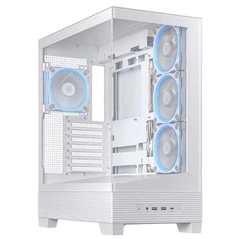 Корпус для ПК ASUS A31 Plus White Tempered Glass (90DC00R3-B19000)