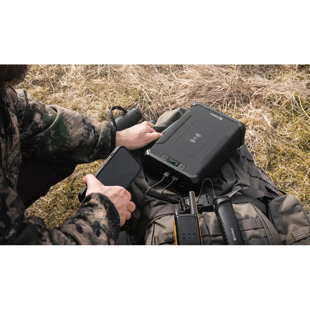 Батарея універсальна Sandberg 96000mAh, Survivor, DC/84W, PD/60W, Cigar Lighter 180W, Wireless, LiFePo4 (420-78) - фото 10