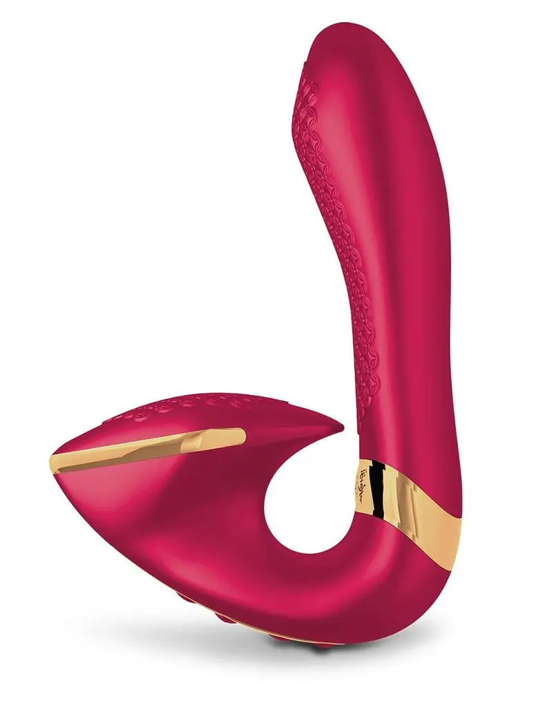Вібратор Shunga - Soyo Intimate Massager, 17х3.7 см малиновий