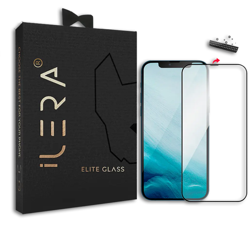 Захисне скло iLera DeLuxe Frosted Glass 2.5D для Apple iPhone 17e/ 16e/ 14/ 13/ 13 Pro [61559] - фото 2
