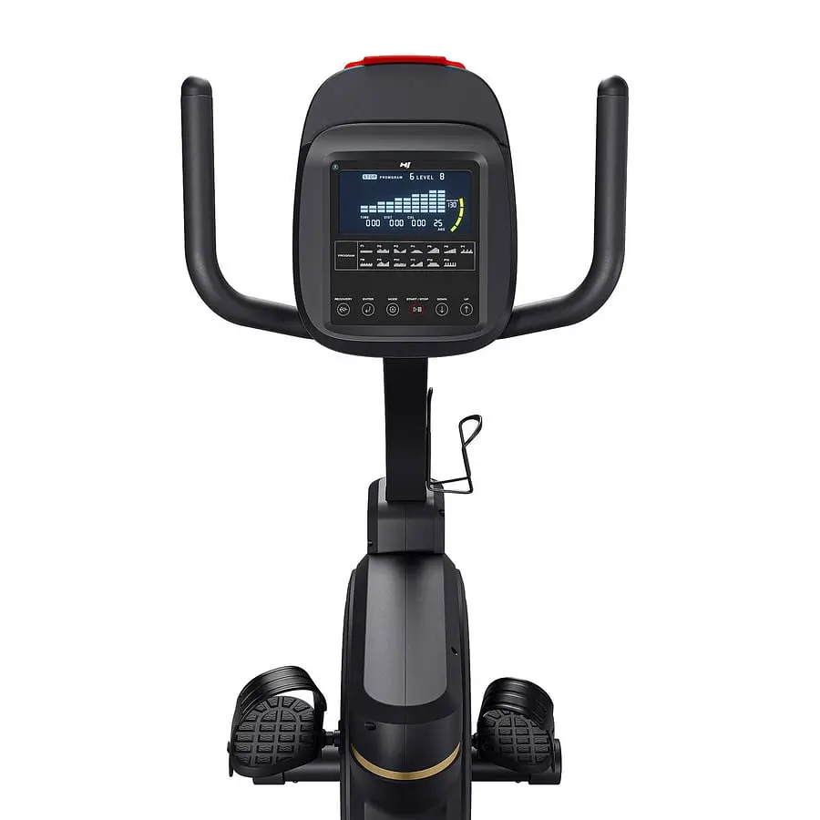 Горизонтальный велотренажер Hop-Sport HS-5000L Ranker черно-золотистый - фото 3