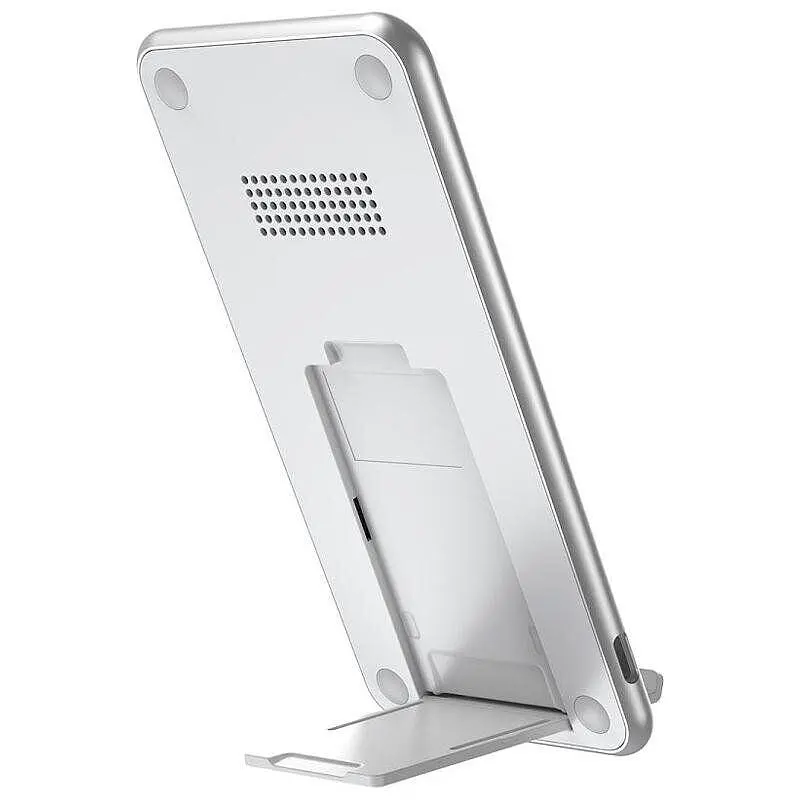 Бездротовий зарядний пристрій Baseus Three-coil Desktop Holder WXHSD-B02 White - фото 3