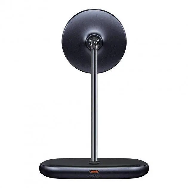 Беспроводное зарядное устройство для Baseus Swan 2-in-1 Wireless Magnetic Charging Bracket 20 W iP12 WXSW-C01 - фото 7