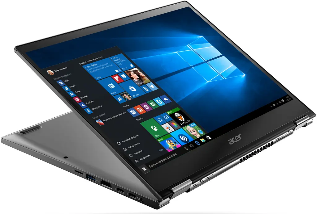 Ноутбук Acer Spin 5 SP513-54N-75ZE (NX.HQUEU.00C) Steel Gray (NX.HQUEU.00C) - фото 3