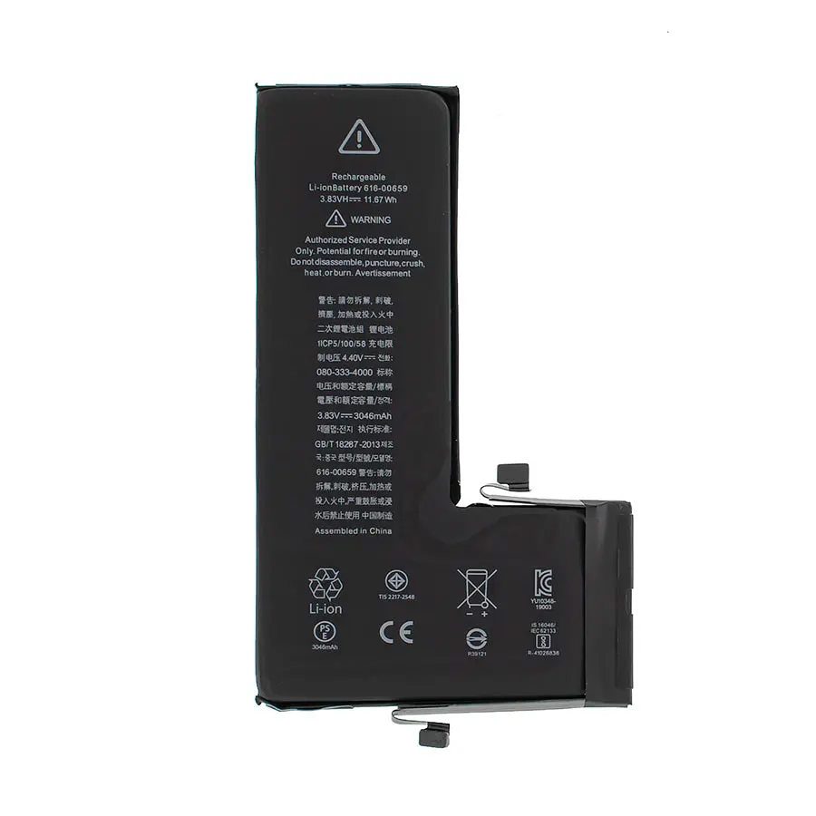 Аккумулятор (аккумулятор) для смартфона (телефона) Apple iPhone 11 Pro, 3.82V, 3110mAh (China Original) - фото 3