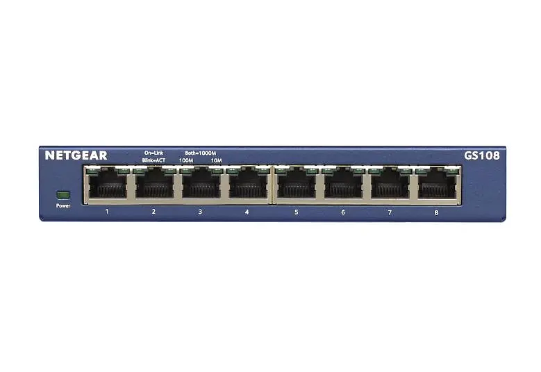 Комутатор GS108GE 8xGE, Некерований NETGEAR teh0018177 - фото 3