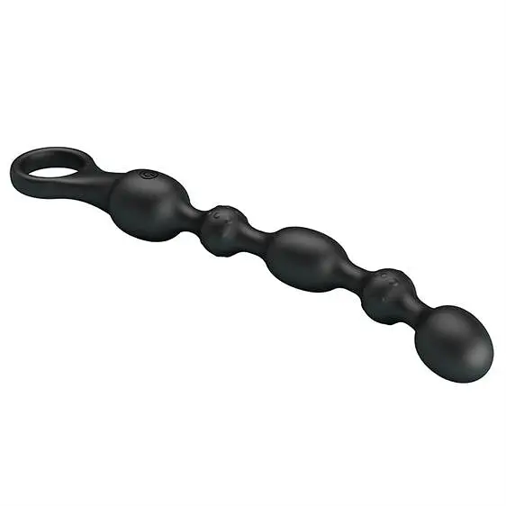Анальний стимулятор - Pretty Love Van Anal Beads Black - фото 4