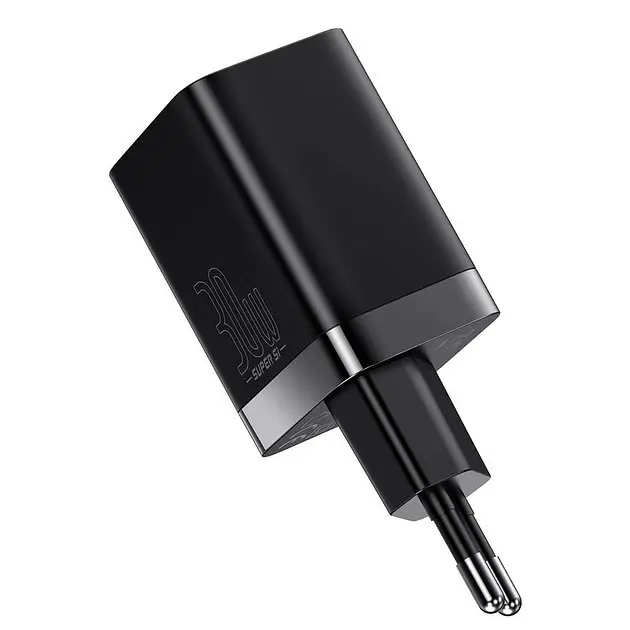 Зарядное устройство Baseus Super Si 30 W 1 USB-C PD выход блок адаптер черный - фото 3