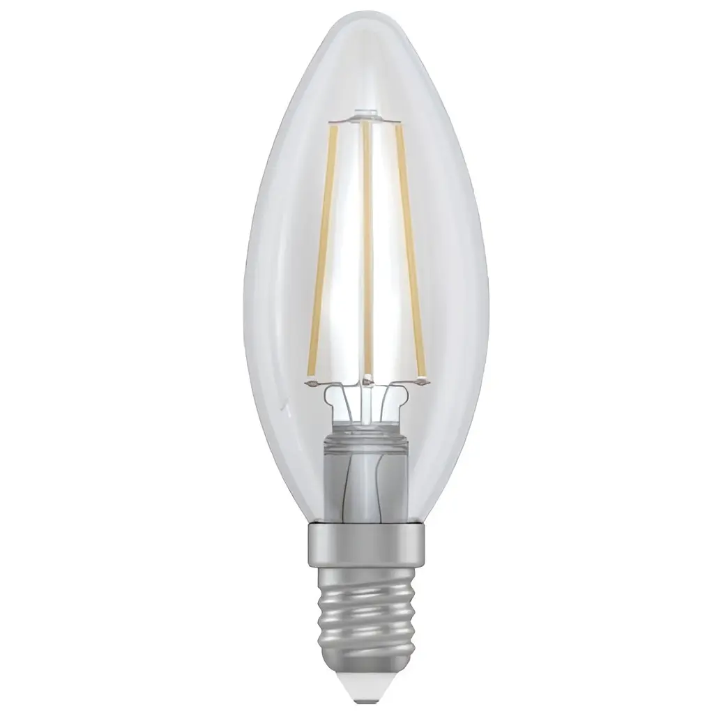 Лампа світлодіодна свічка ретро Electrum Filament 4W E14 4000K (A-LC-1367) - фото 2