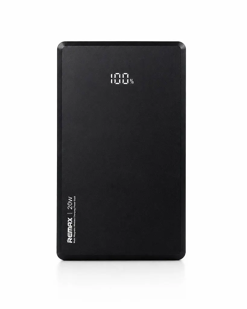 Повербанк Remax RPP-107 9 мм 5000 мАг 20 Вт USB-C MagSafe PD QC Чорний (1362