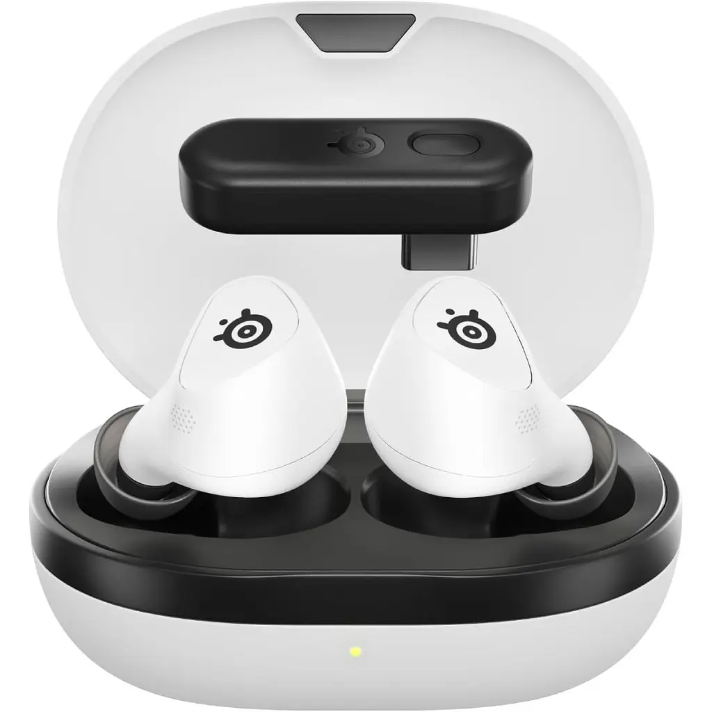 Мобільна ігрова гарнітура SteelSeries Arctis GameBuds TWS, Bluetooth, White (61682)