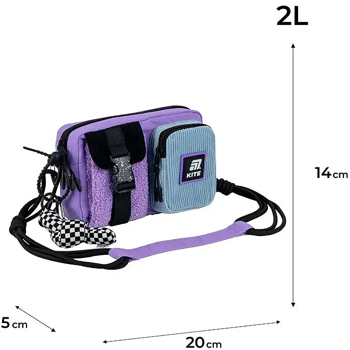 Сумка-кросбоді Kite Education teens 2522-2 (K25-2522-2) - фото 3