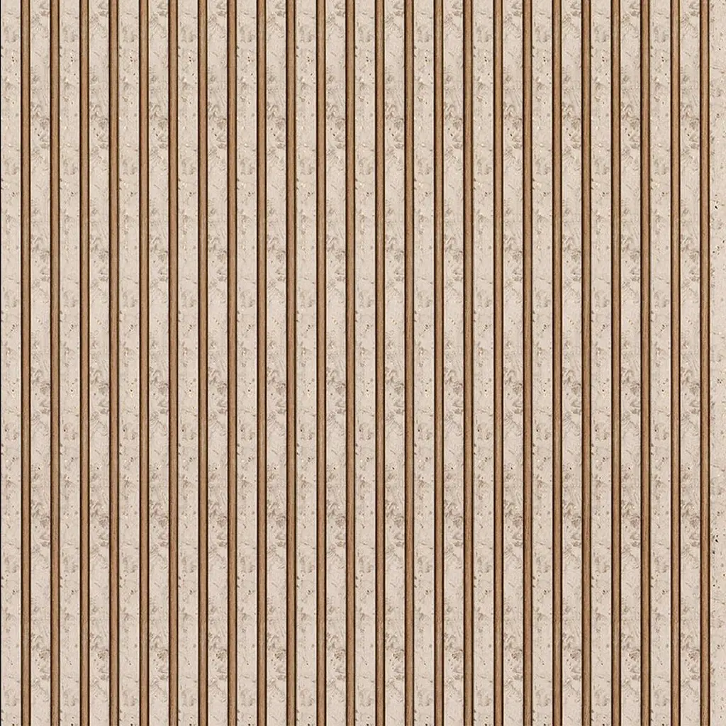 Рейка декоративна Sticker Wall PS 2900х115х12мм Бежевий меланж із золотими вкрапленнями SW-00001742 - фото 6