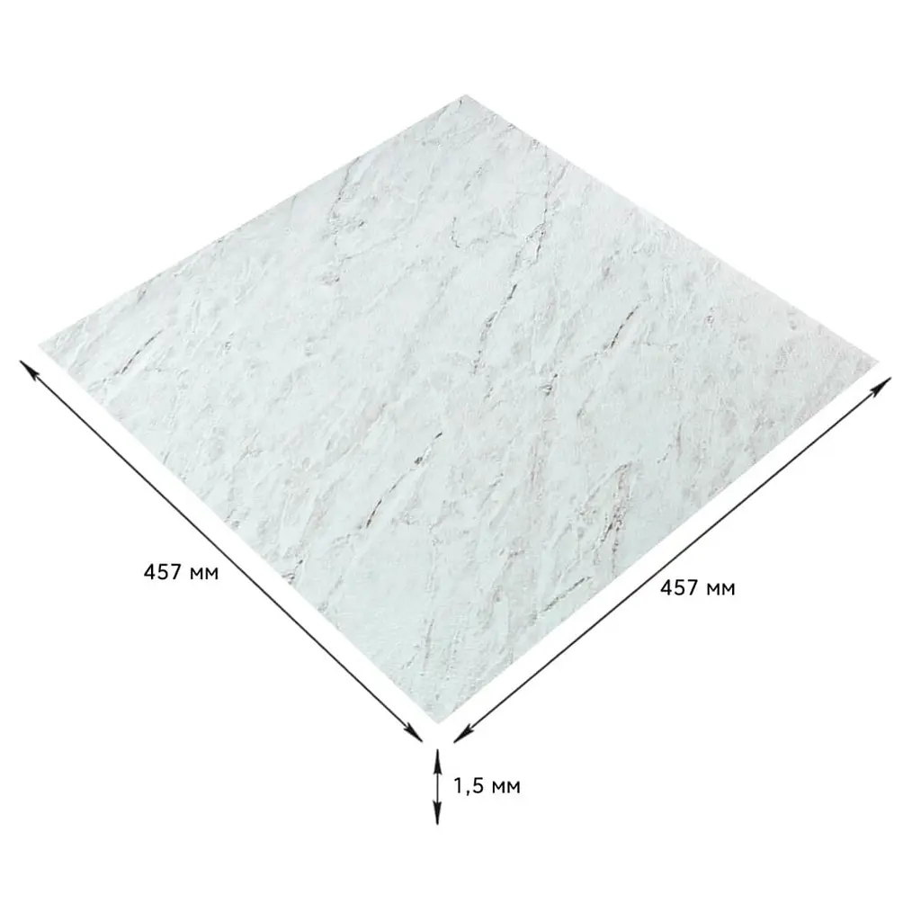 Самоклеюча LVT плитка 457*457*1.5mm (D) SW-00002460 - фото 4