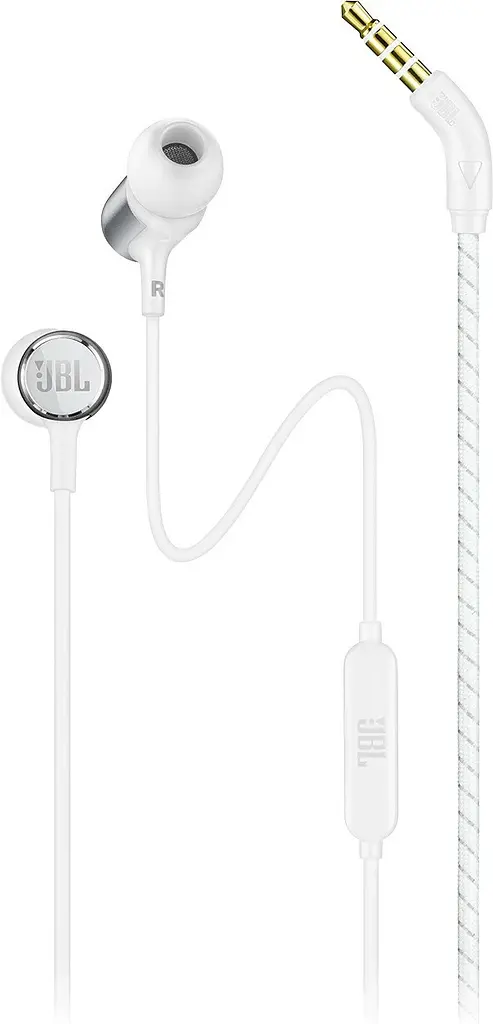 Дротові навушники JBL Live 100 White (JBLLIVE100WHT) - фото 2