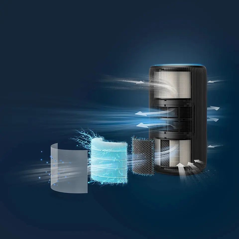 Очисник повітря Philips PureProtect 3200 синьо-сірий (AC3221/13) - фото 6