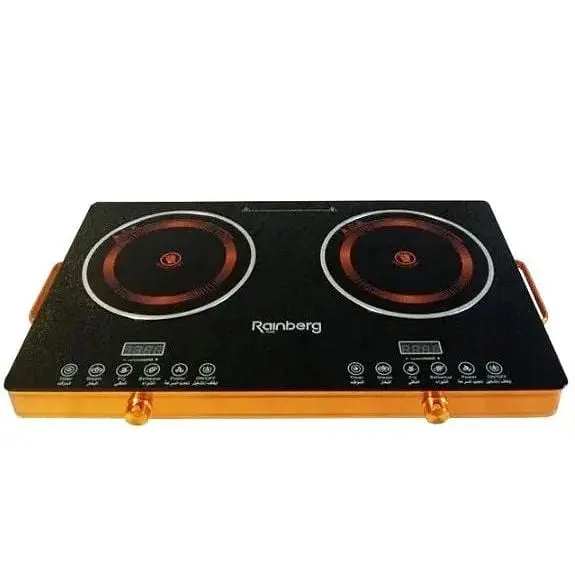 Плита настільна інфрачервона двоконфоркова First FA-5096-7 кухонна електро склокераміка - фото 6