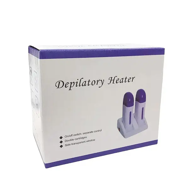 Воскоплав двокасетний Globalstar Depilatory Double Wax Heater WW-1031 2в1 з підставкою для депіляції волосся - фото 3