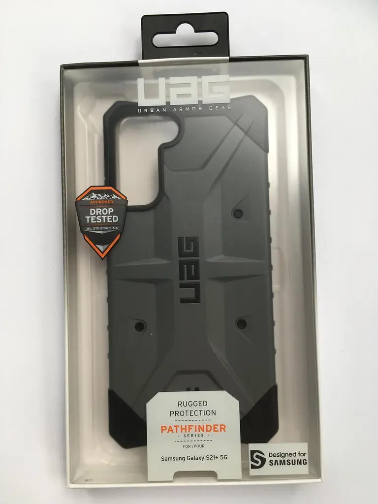Оригінальний протиударний чохол UAG Pathfinder для Samsung Galaxy S21 Plus (6.7") Silver (212827113333) - фото 2