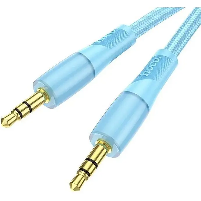 Кабель Hoco UPA25 Transparent Discovery Edition AUX audio cable 1 м черный - фото 5
