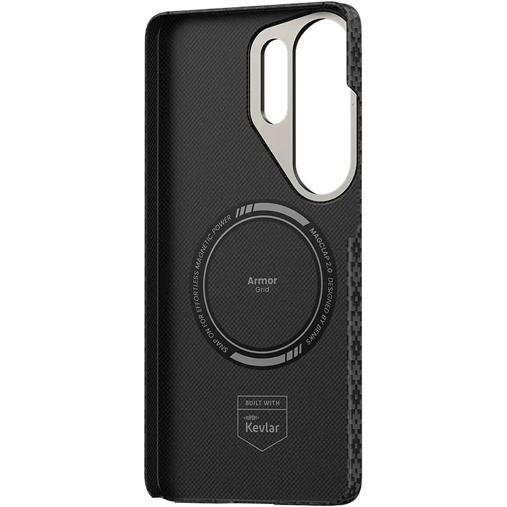 Чохол Benks Magnetic ArmorAir Kevlar ArmorGrid для Samsung Galaxy S26 Ultra Obsidian Black [160426] - фото 3