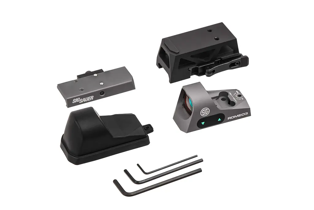 Прицел коллиматорный SIG Optics ROMEO 3 REFLEX SIGHT, 1x25MM, 3 MOA RED DOT, M1913 RISER - фото 5