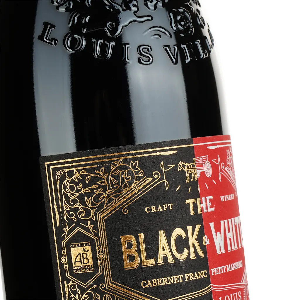 Вино Mas de Louis Black And White Cabernet Petit Manseng Bio 2019 червоне сухе 0.75 л - фото 3
