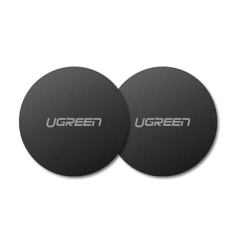 Кріплення для телефонів UGREEN LP123 Rounded Metal Plate для Magnetic Phone Stand 2 Pack (30836)
