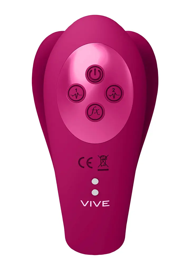 Вібратор Vive Yoko 19.7 см (фуксія) - фото 2