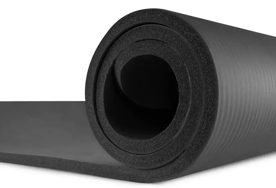 Килимок для йоги та фітнесу Power System PS-4017 NBR Fitness Yoga Mat Plus Black (180х61х1) (PS-4017_Black) - фото 8