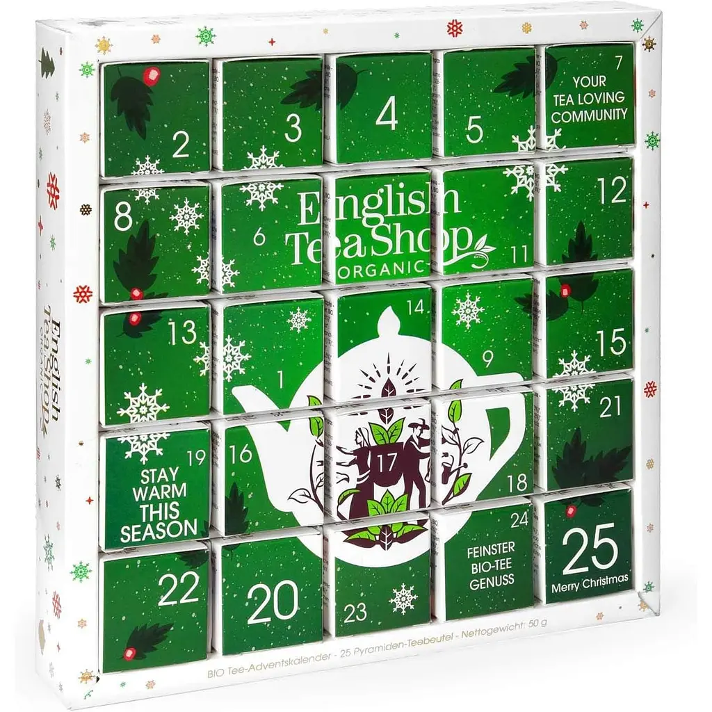 Адвент-календарь English Tea Shop Green Puzzle, 50 г (25 шт. х 2 г) (874815) - фото 2