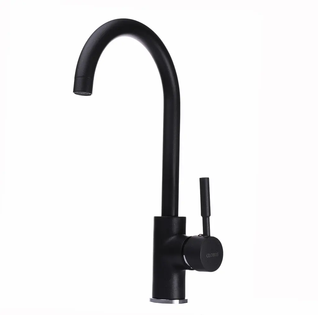 Змішувач для кухні Globus Lux Lazer GLLR-0203S-1-Onix Чорний - фото 3