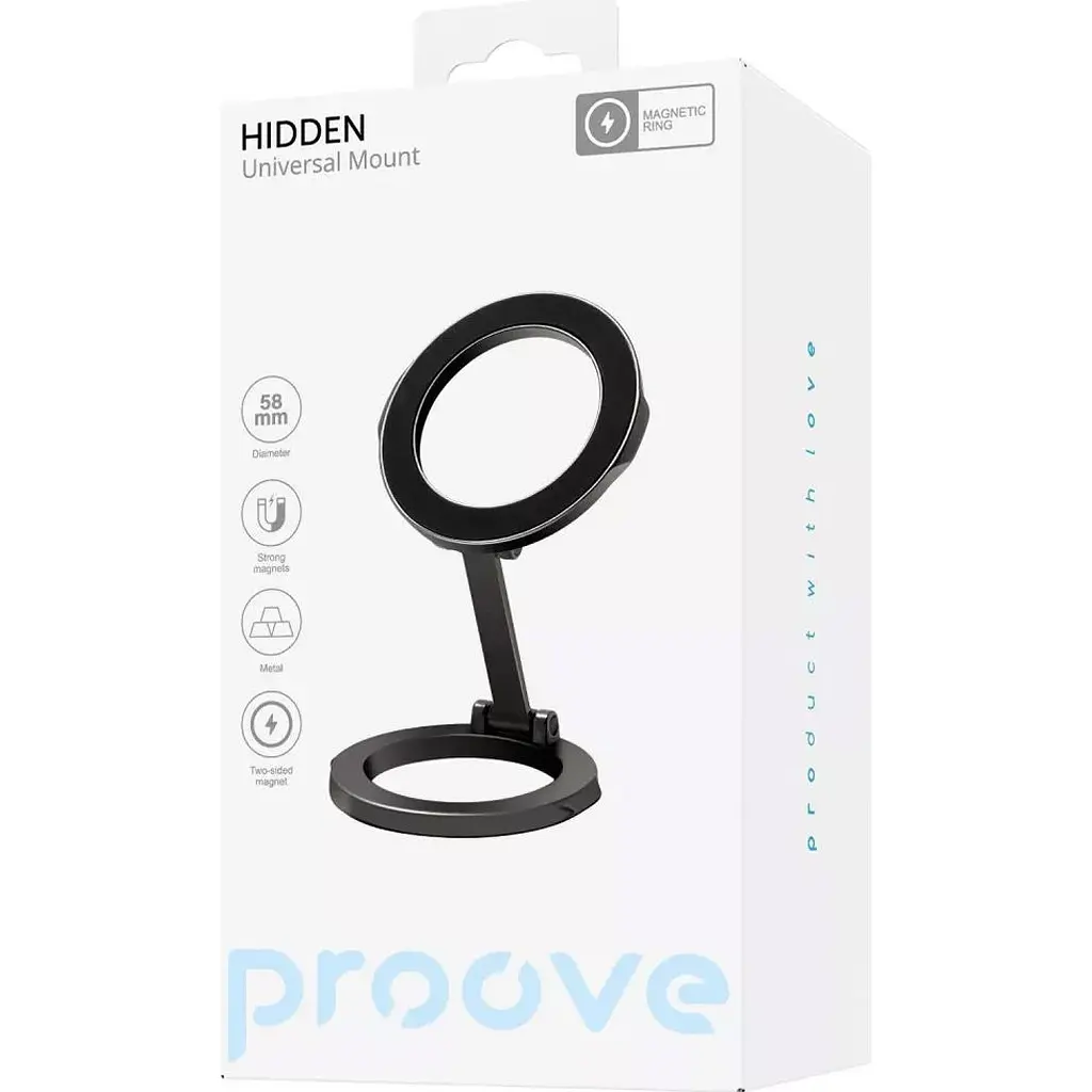 Автотримач Proove Hidden Universal Type Gray (CHHN00000001) [167450] - фото 6