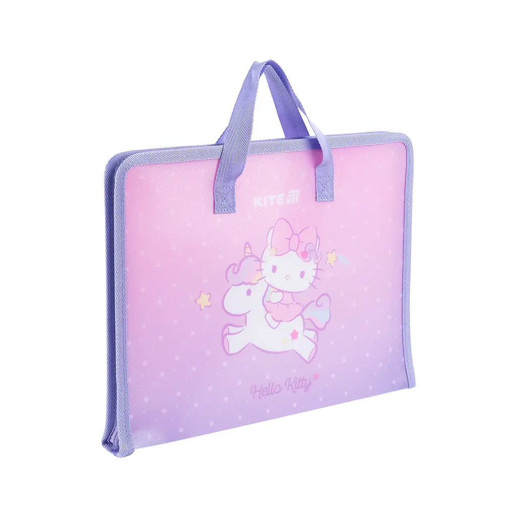 Папка - портфель Kite на блискавці A4 Hello Kitty, 1 відділення (HK25-202-1) - фото 2