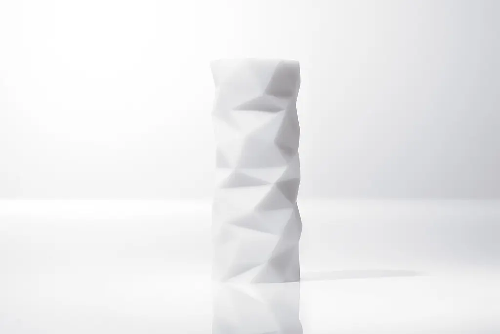 Мастурбатор Tenga 3D Polygon белый - фото 5