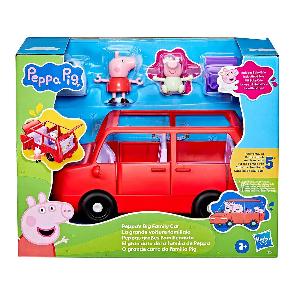 Ігровий набір PEPPA FIGURINES – ВЕЛИКИЙ РОДИННИЙ АВТОМОБІЛЬ ПЕППИ Peppa Pig G0541 - фото 2