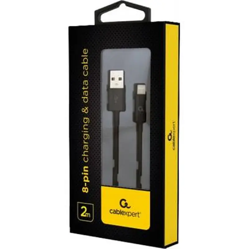 Дата кабель USB 2.0 AM to Lightning 2.0m Cablexpert (CC-USB2P-AMLM-2M) - фото 2