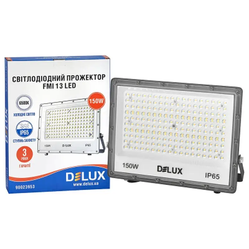 Прожектор Delux FMI 13 LED 150Вт 6500K IP65 сірий (90023953) - фото 3