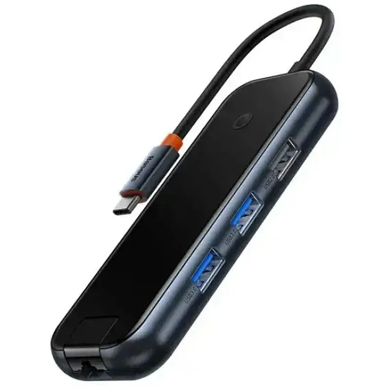 Перехідник HUB Baseus AcmeJoy 8-Port Type-C HUB Adapter (WKJZ010613) Dark Grey - фото 3