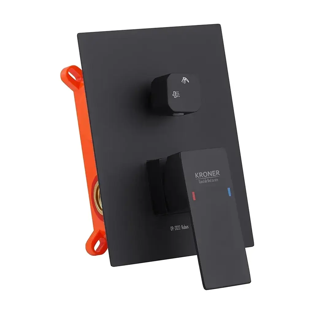 Душовий гарнітур Kroner Edelstahl Kubus-SCH082 + змішувач Edelstahl Kubus-SCH010 + змішувач Edelstahl Kubus-SCH052 (CVS30183) - фото 8